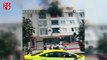 Esenyurt’ta 4 katlı binada çıkan yangında mahsur kalan kişiler vatandaşlar tarafından kurtarıldı