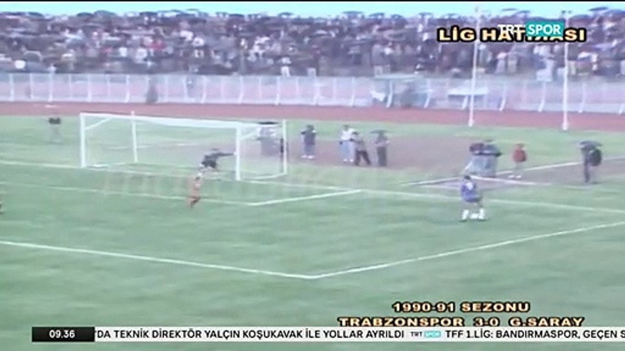 Trabzonspor 3-0 Galatasaray [HD] 29.09.1990 - 1990-1991 Turkish 1st League Matchday 6 + Post-Match Comments