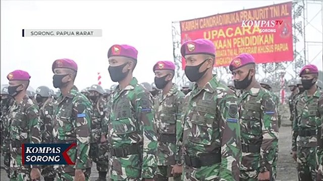 Ratusan Pemuda Asal Papua Ikut Pendidikan TNI AL Di Sorong