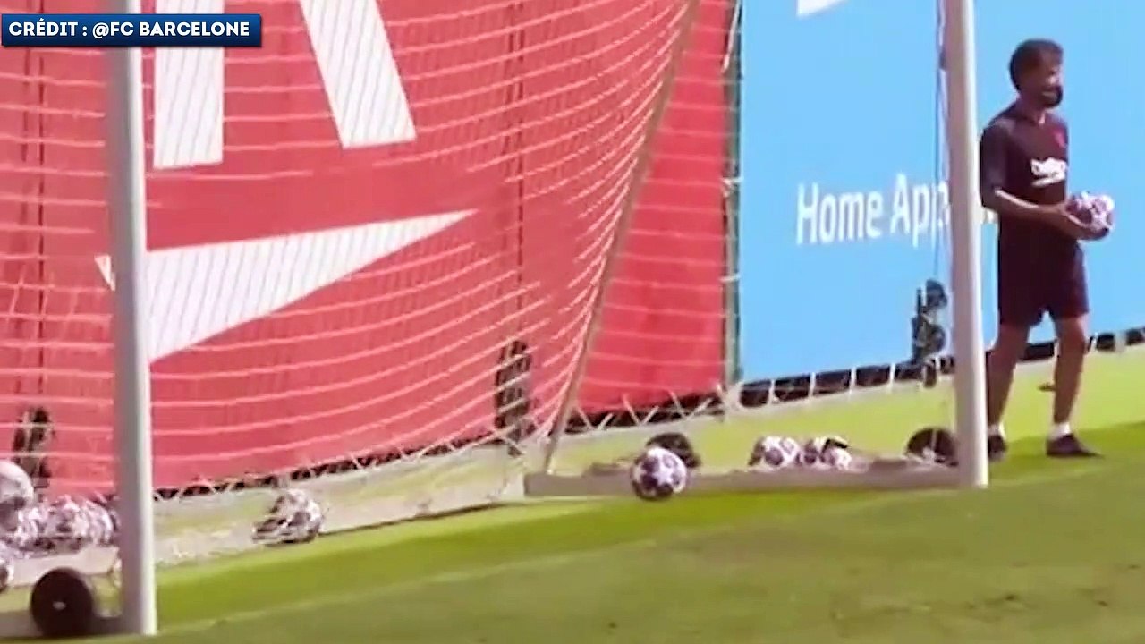 Lionel Messi régale encore à l'entrainement