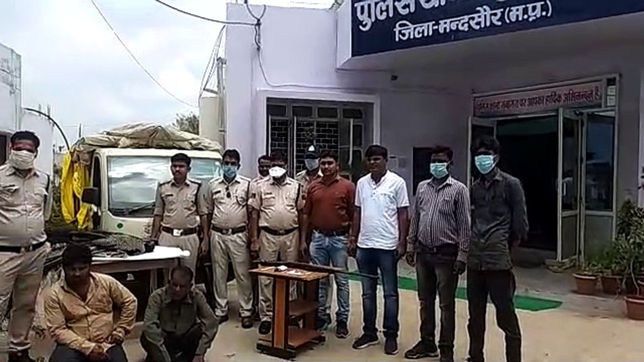 मंदसौर: रात के अंधेरे में राष्ट्रीय पक्षी मोर क...