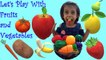 Play With Fruits And Vegetables | Vegetables And Fruits Name and Spellings In English With Prutha Chauhan