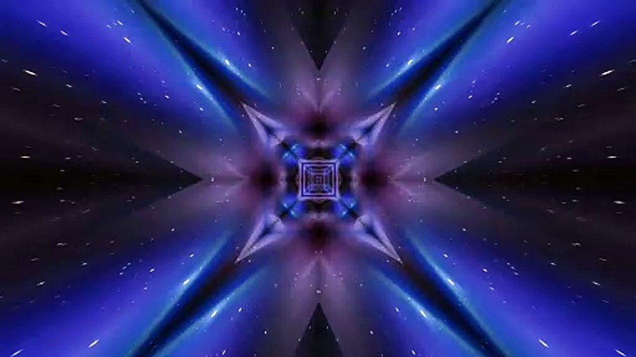 Free Background, Space, Futuristic, Fractal, Kaleidoscope, Lights, Geometry, Abstract Animation