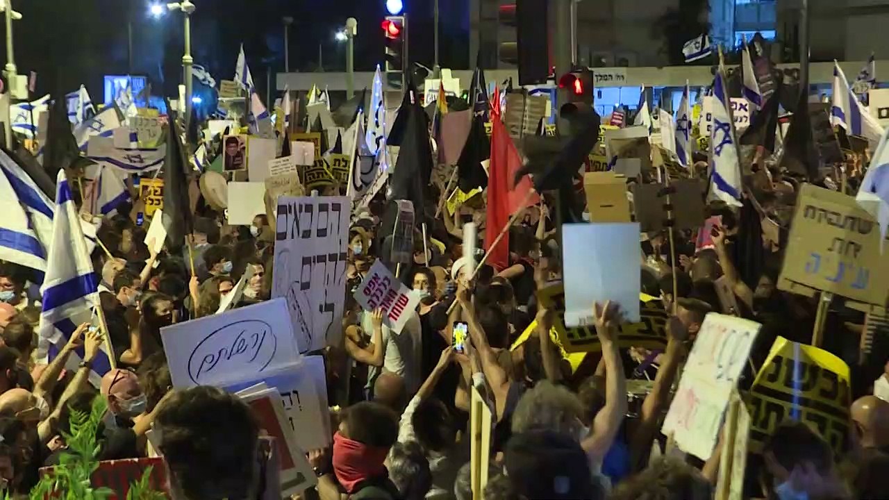 Abermals Proteste gegen Netanjahu in Israel