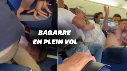 Ils refusent de porter un masque et provoquent une bagarre en plein vol