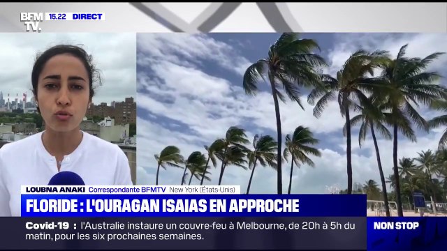 La tempête tropicale Isaias s'approche de la Floride