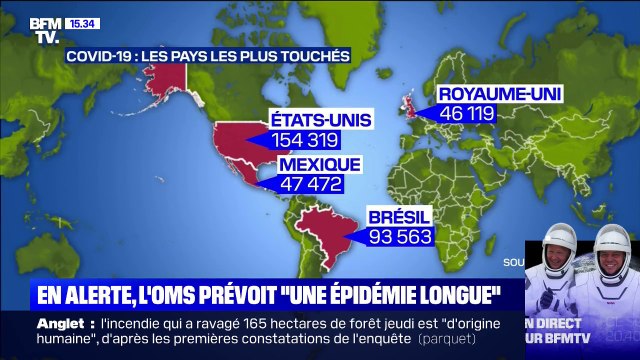 Alors que l'OMS prévoit une épidémie longue , le coronavirus a déjà fait plus de 680.000 morts dans le monde