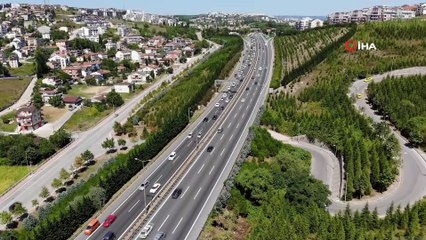 Kocaeli TEM Otoyolu’nda dönüş çilesi başladı