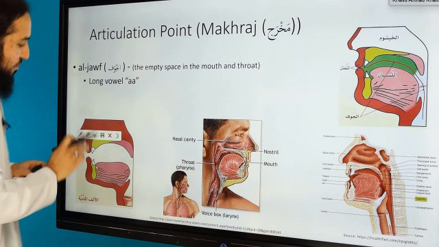 1.1 - Qur'anic Arabic Recitation with Tajweed Rules - The letter 'alif ( ا )