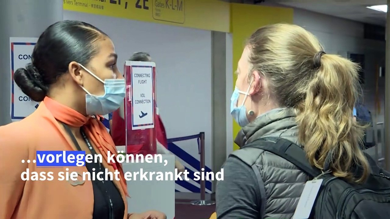 Pflichttests für Reisende aus Risikogebieten an französischen Flughäfen
