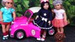 Petitcollin Doll RIdes New Pink Car!