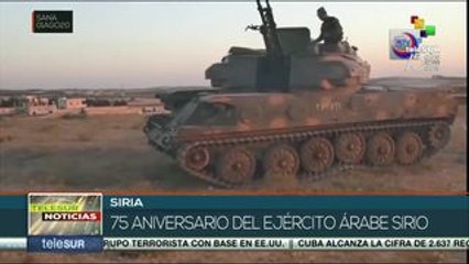 Ejército Árabe Sirio conmemora 75 años de su fundación