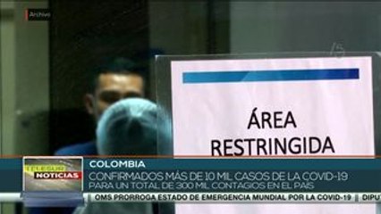 Colombia reporta más de 10 mil casos de COVID-19