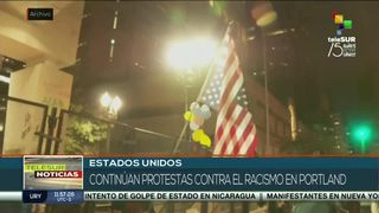 EEUU: continúan protestas y violencia policial en Portland