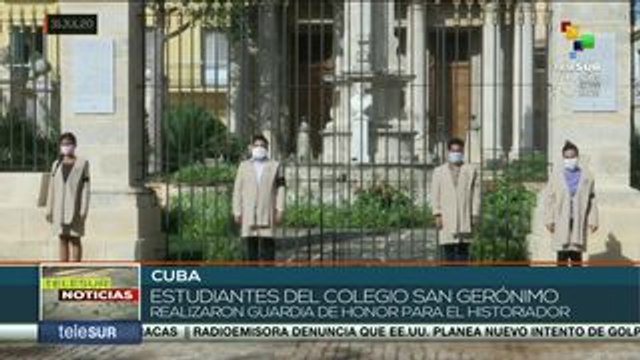 Habaneros rinden homenajes al historiador Eusebio Leal