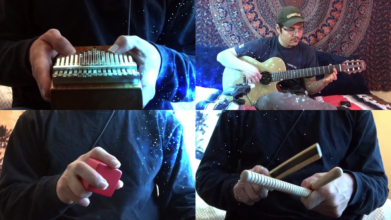 Cat and Mouse - Takamine Classical Guitar and Kalimba