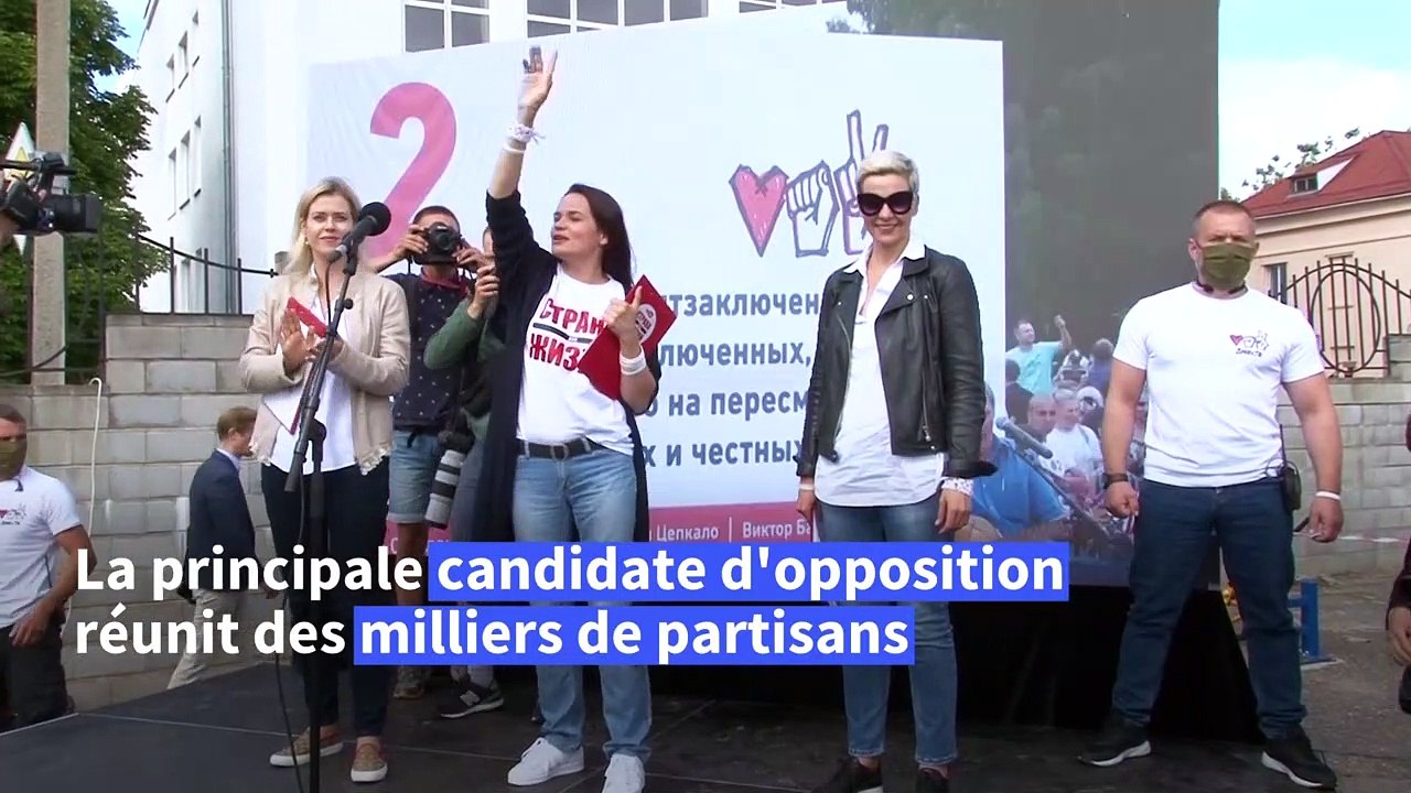 Bélarus: l'opposition se rassemble autour de Ti...