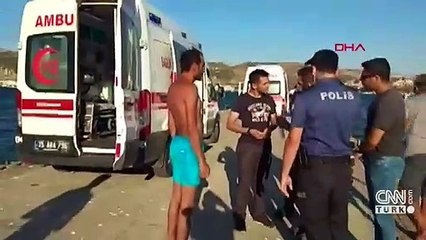 Son dakika haberi... Foça'da 10 kişinin bulunduğu tekne battı: 4 ölü