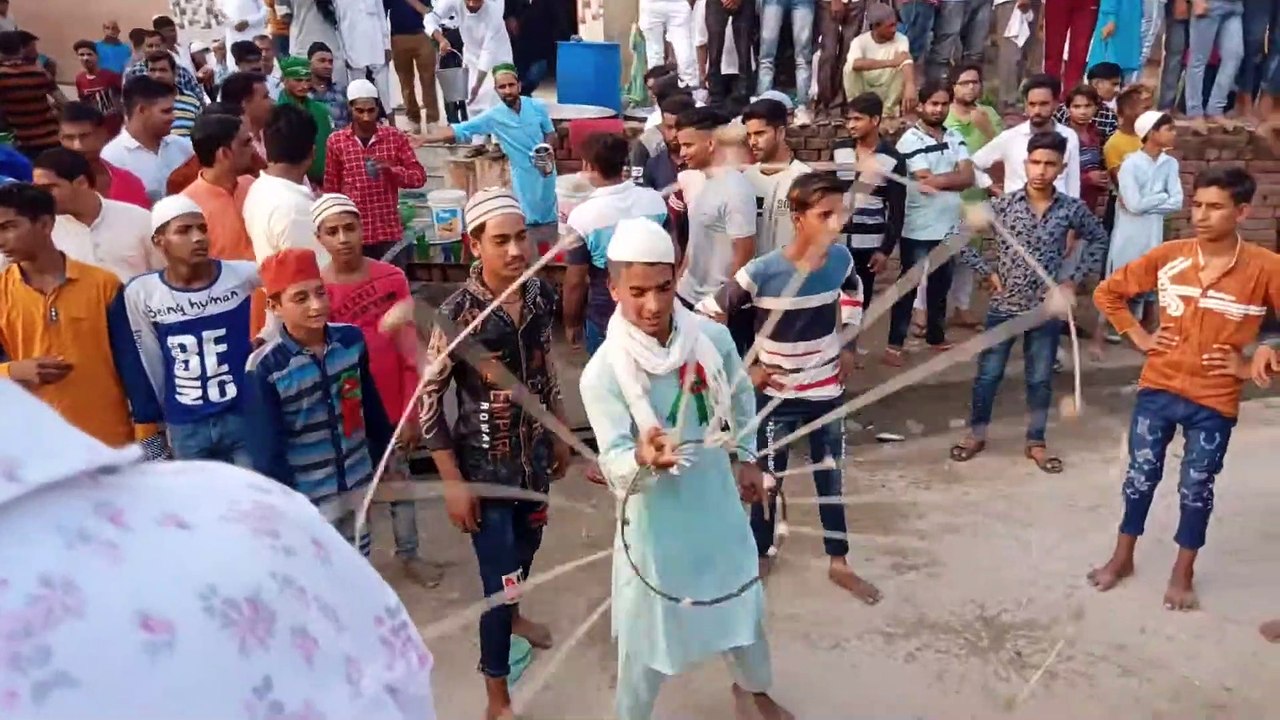 Akhara khel Chakkar _ Garh meerpur Akhada Muharram 10 Tariq _अखाड़ा खेल चक्र _ गढ़ मीरपुर 2019