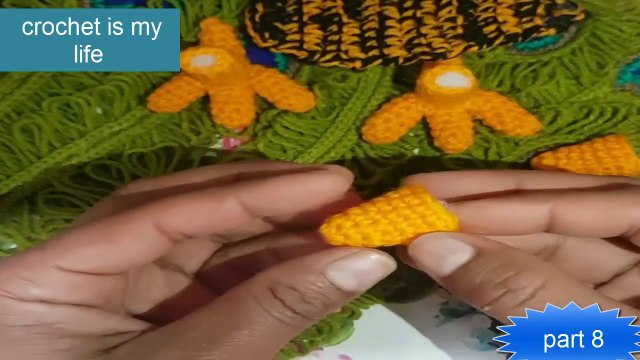 How To Make Crochet Amigurumi Peacock (Part8) Tutorial English Free Pattern For Beginner's