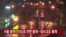 [YTN 실시간뉴스] 서울 동부간선도로 전면 통제...잠수교도 통제 / YTN
