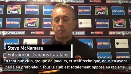 Black Lives Matter - Le coach des Dragons Catalans défend Folau, qui n'a pas mis un genou à terre