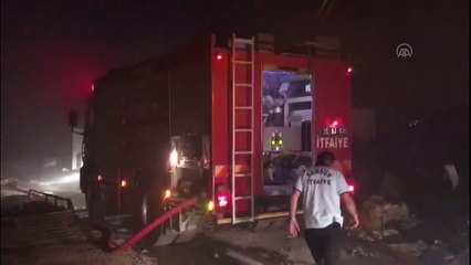 Geri dönüşüm deposunda çıkan yangın kontrol altına alındı - SAMSUN