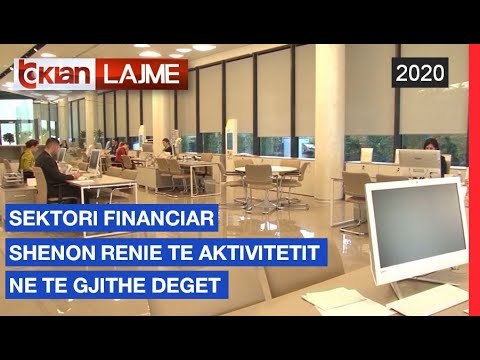 Sektori financiar shenon renie te aktivitetit ne te gjithe deget |Lajme-News