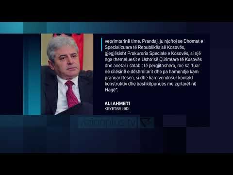 Ali Ahmeti, deshmitar ne Hage. Lideri i BDI do te deshmoje per luften e UÇK-së - Vizion Plus