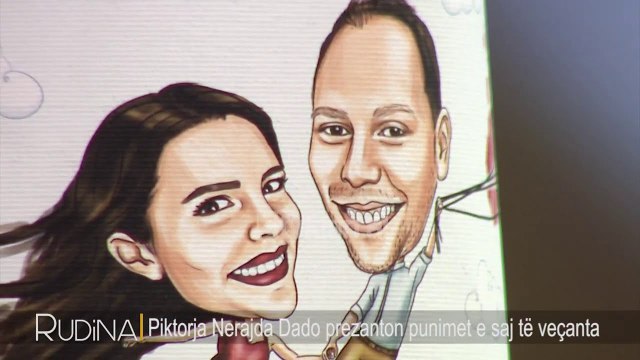 I njeh klientet nga karikatura qe iu ka realizuar, momentet e pazakonta te piktores