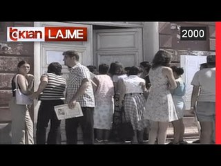 Fillon regjistrimi i konkuruesve ne fakultete (14 Gusht 2000)