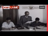 Partia Komuniste perjashtohet nga zgjedhjet lokale (14 Gusht 2000)