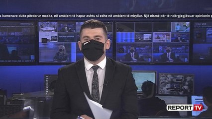 Download Video: Nisma e Report TV, gazetari Besard Jacaj:Virusi nuk transmetohet nga studio,por shembulli i mirë po!