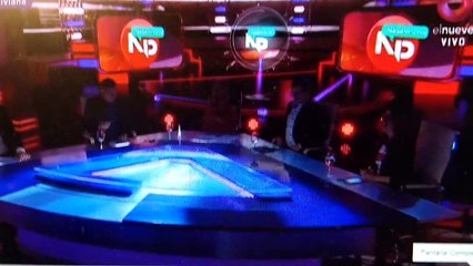 Irresponsable: Canosa tomó en vivo el químico que recomendó para el COVID y que según la OMS hace daño a la salud