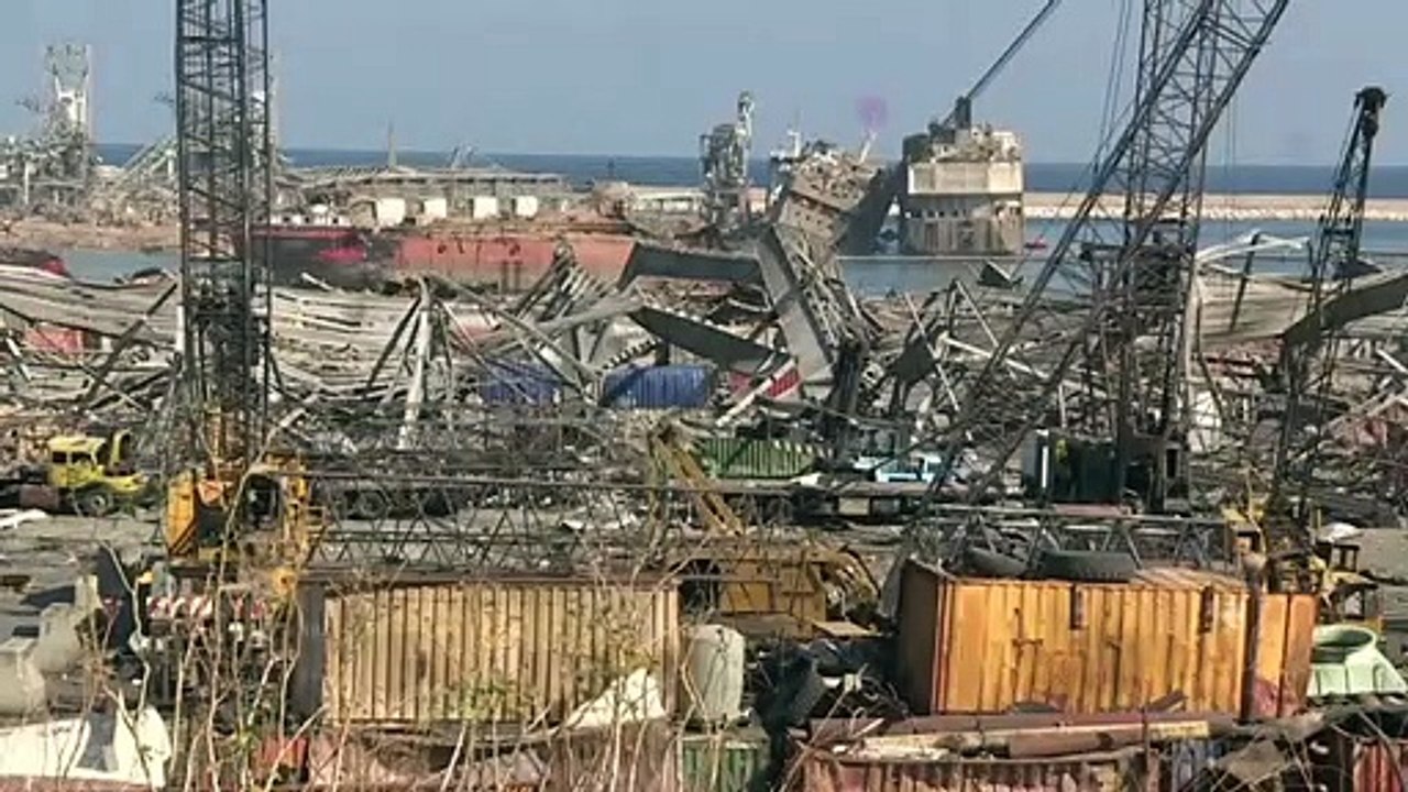 Beirut: So zerstörerisch war die Druckwelle