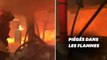 Incendie à Martigues: les images angoissantes de pompiers pris au piège