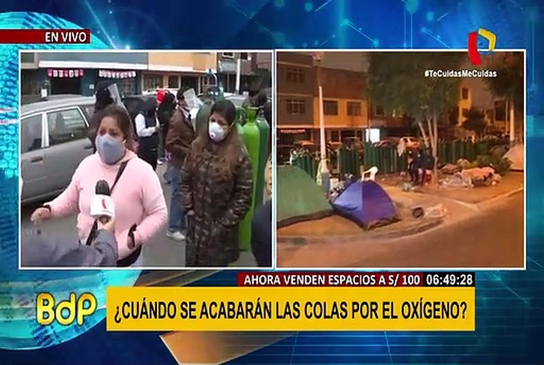 Callao: denuncian mafia que vende “colas” para compra de oxígeno