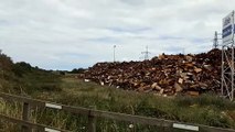 Aftermath of fire at Able UK site