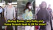Akshay Kumar, Lara Dutta and Huma Qureshi head to UK for shoot