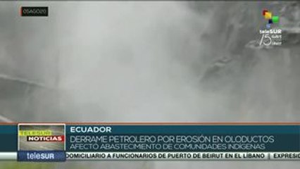 Indígenas ecuatorianos rechazan el extractivismo en sus territorios