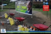 RTG/Dons de kits agricoles à quatre fédérations agricoles du département de Komo Kango par les membres du bureau politique du Parti Démocratique Gabonais