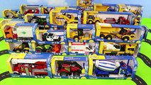 Escavadora, Trator, Carrinho de bombeiros , Caminhões de lixo e carros de policia Excavator Toys_3