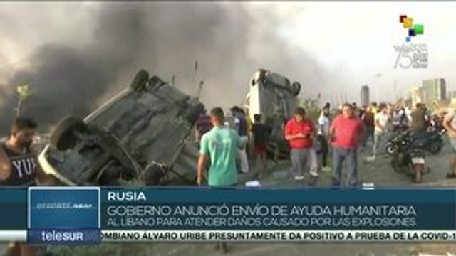 Rusia enviará ayuda humanitaria a Líbano tras explosiones