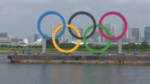 日 도쿄올림픽 '대형 오륜 마크' 임시 철거...오는 12월 다시 오다이바에 / YTN