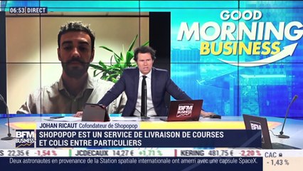 Johan Ricaut (Shopopop) : Shopopop, un service de livraison de courses et colis entre particuliers - 03/08