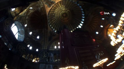 Kurban Bayramı’nın son gününde vatandaşlar Ayasofya’ya akın etti