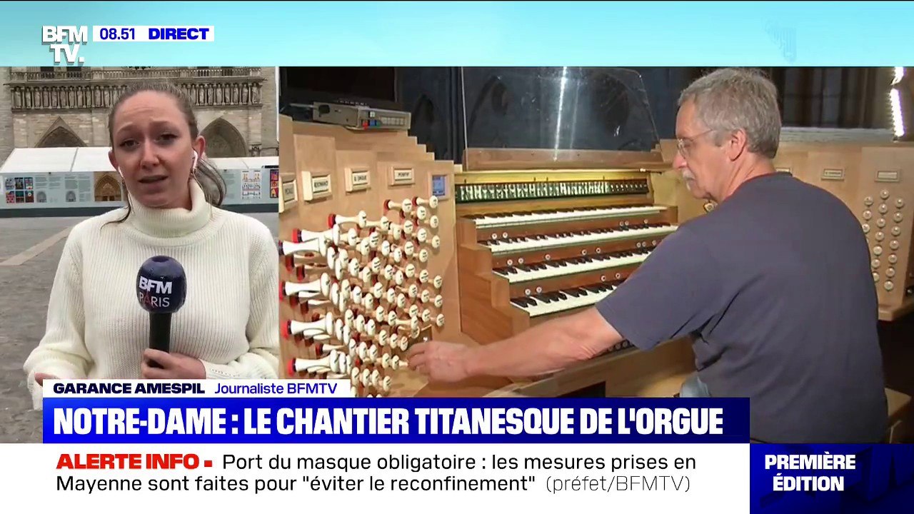 Notre-Dame de Paris: le chantier de rénovation de l'orgue commence aujourd'hui