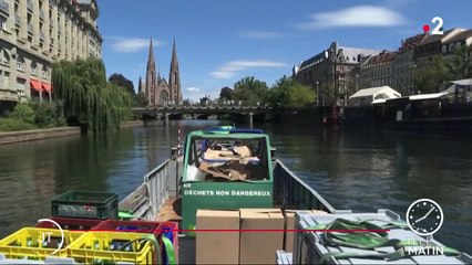 Strasbourg : pour diminuer la pollution, les marchandises circulent par voie fluviale