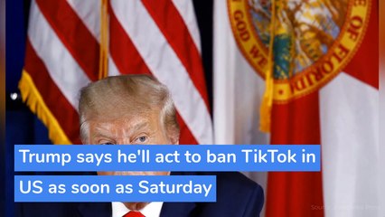 Trump says he'll act to ban TikTok in US as soon as Saturday, and other top stories from August 03, 2020.
