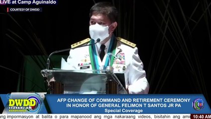 Tải video: New AFP chief's 'top priority': Enforcing the Anti-Terror Law